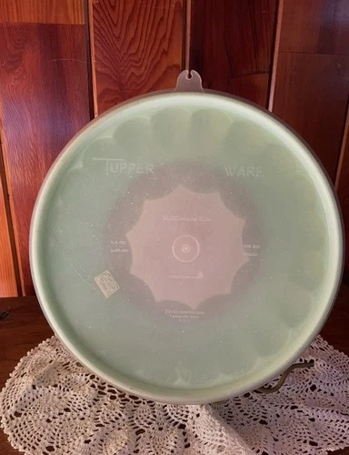 vintage tupperware jello mold green 3 Pieces - photo 2