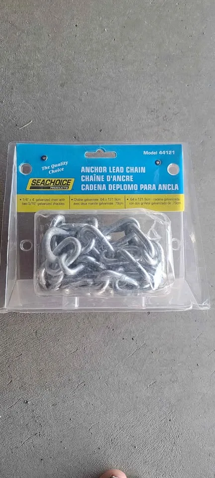 4 ft Anchor Lead Chain by Seachoice, NIB thumbnail