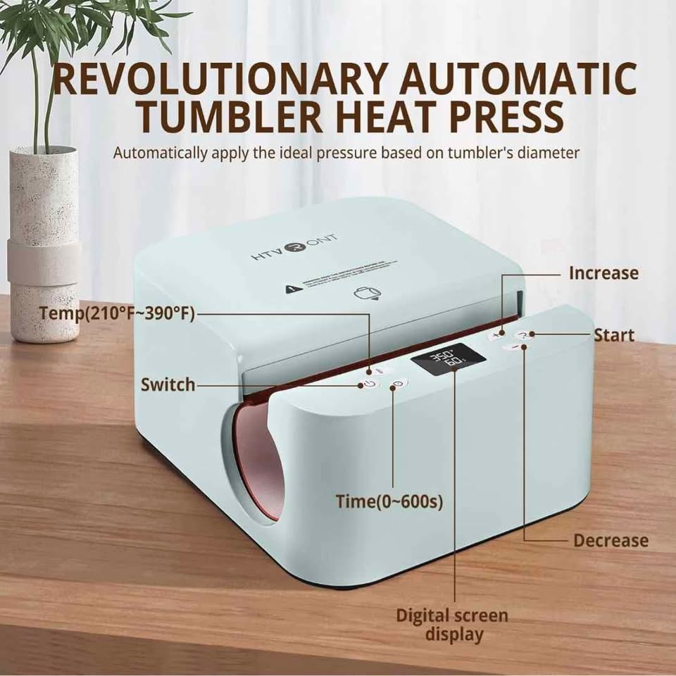 Auto tumbler cup heat press Brand new! - photo 5