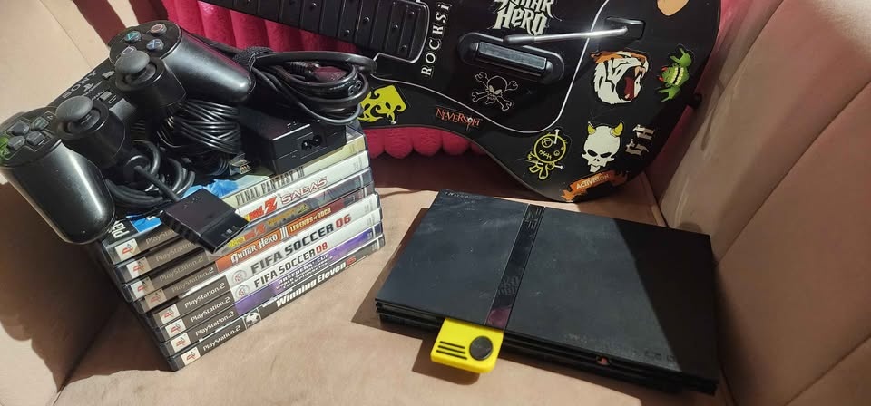 PlayStation 2 Slim – Tested & Working – DBZ + FF XII + Extras
