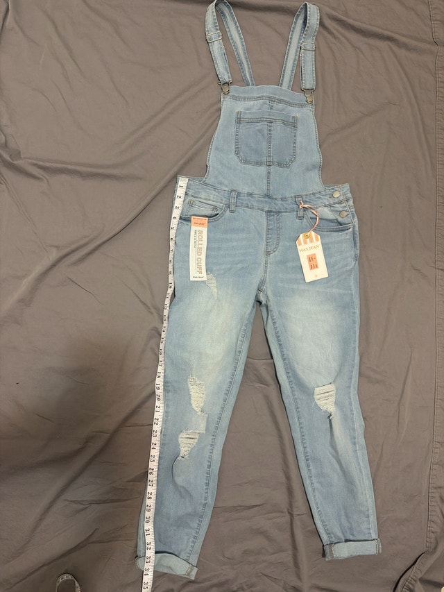 Ladies overall jeans - photo 3