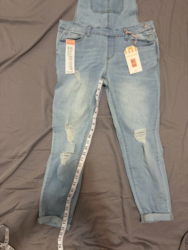 Ladies overall jeans - photo 4