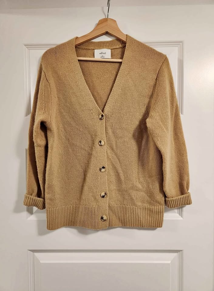 ARITZIA Oversized Cashmere Cardigan - Size XS