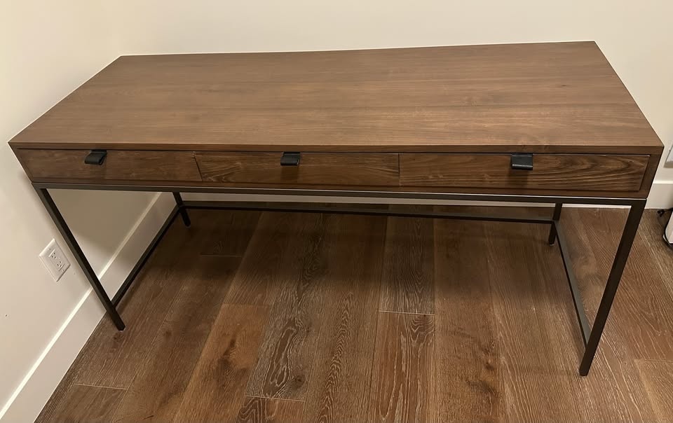 Solid Wood Four Hands Trey Modular Writing Desk - photo 2