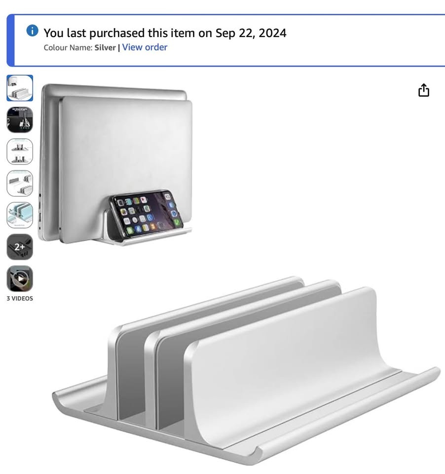Adjustable Aluminum Vertical Laptop Stand