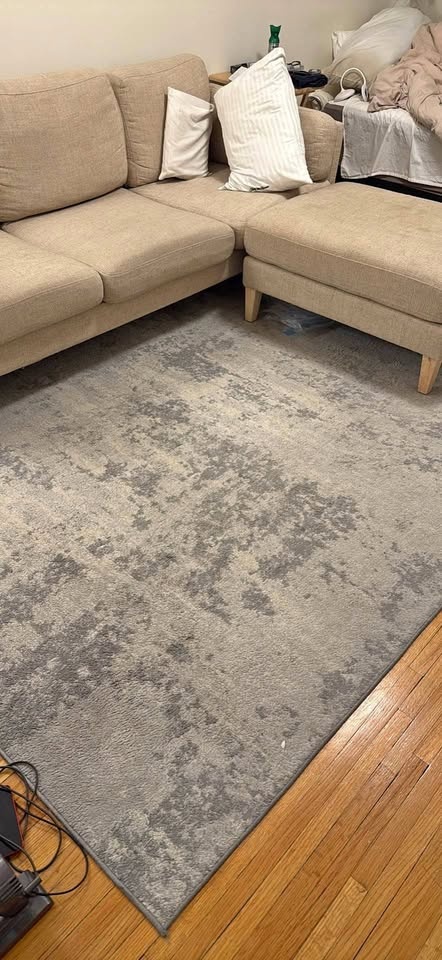 Grey Area Rug (120” x 95”)