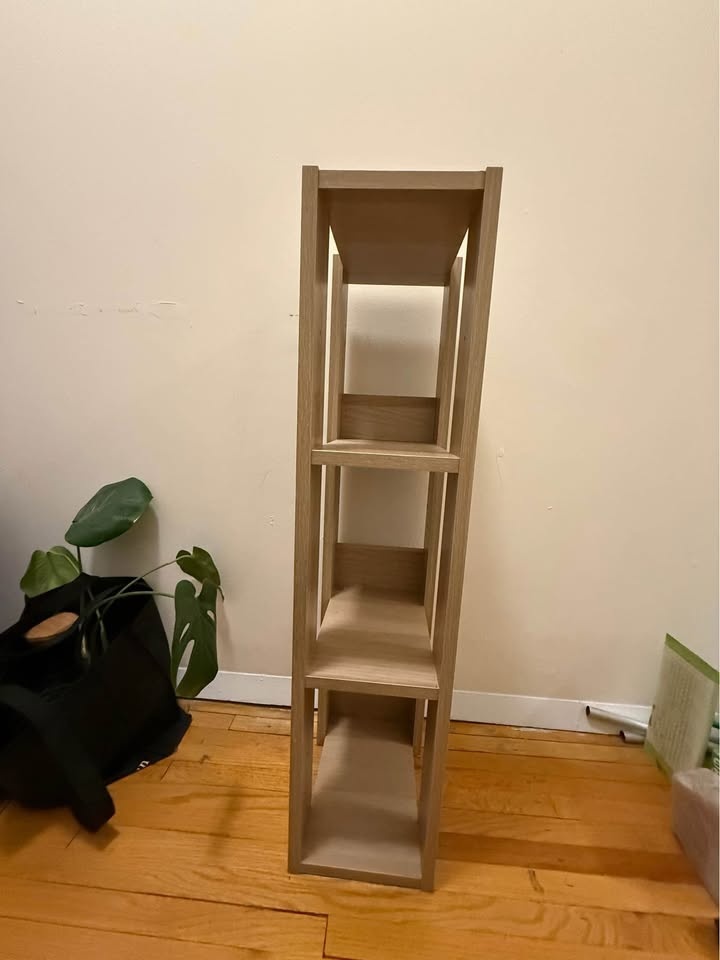 3 Tier Small Wooden Storage