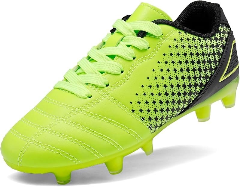 DREAM PAIRS Boys Girls Outdoor Football Shoes Size 10 Neon