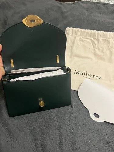 Mulberry Lana Handbag Shoulder Top Handle Turn Lock 2-Way Leathe - photo 2