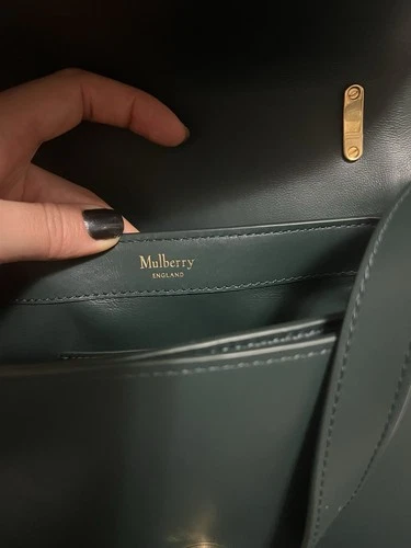 Mulberry Lana Handbag Shoulder Top Handle Turn Lock 2-Way Leathe - photo 5