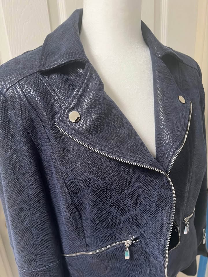 Frank Lyman Fashion Moto Jacket-NEW-Size 8 - photo 3