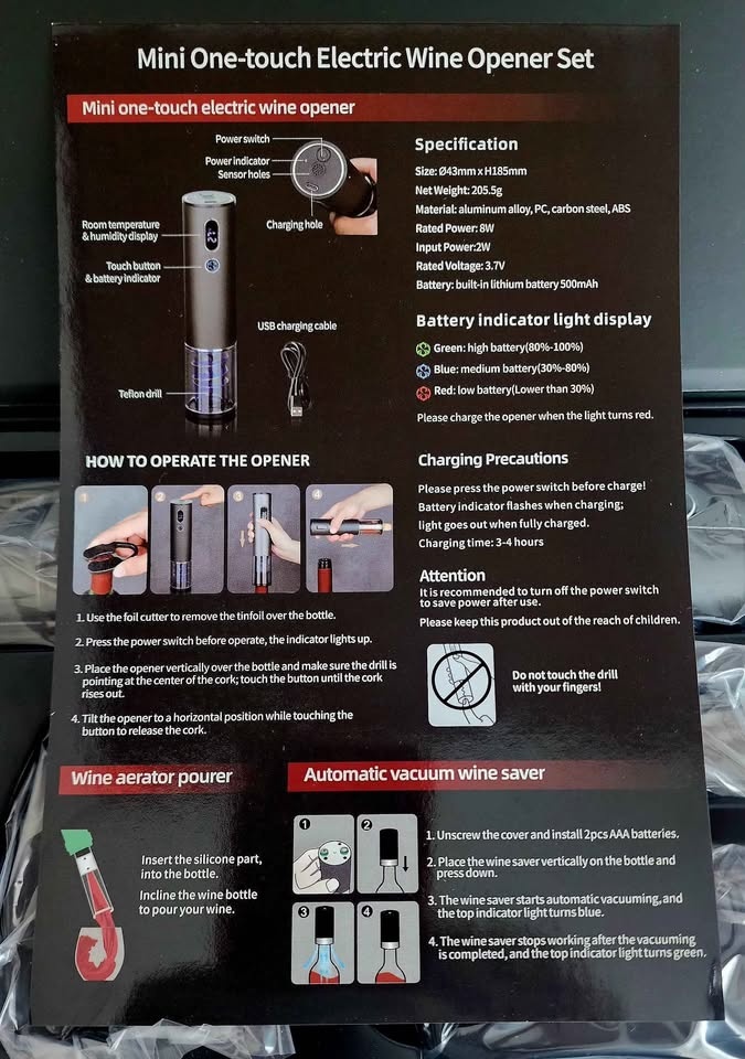 LUXURY WINE OPENER. Gift set. - photo 4