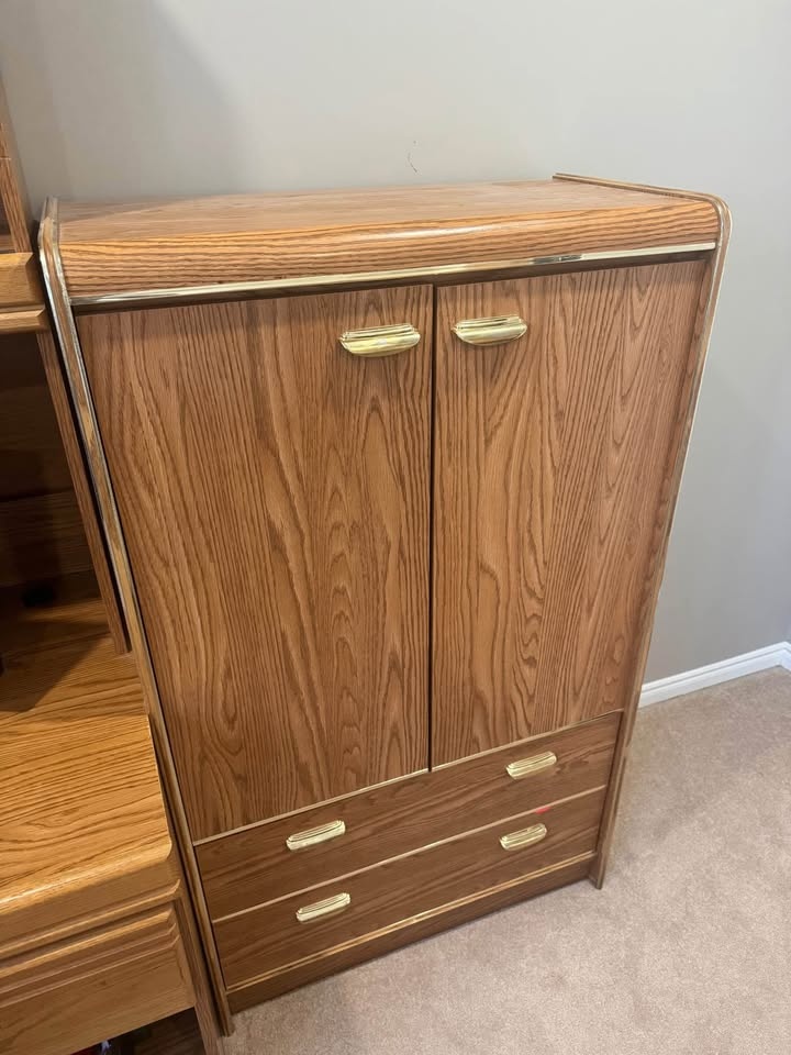 Wooden Cabinet with Drawers