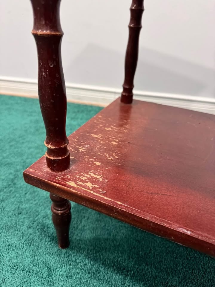 Wooden End Table - photo 3