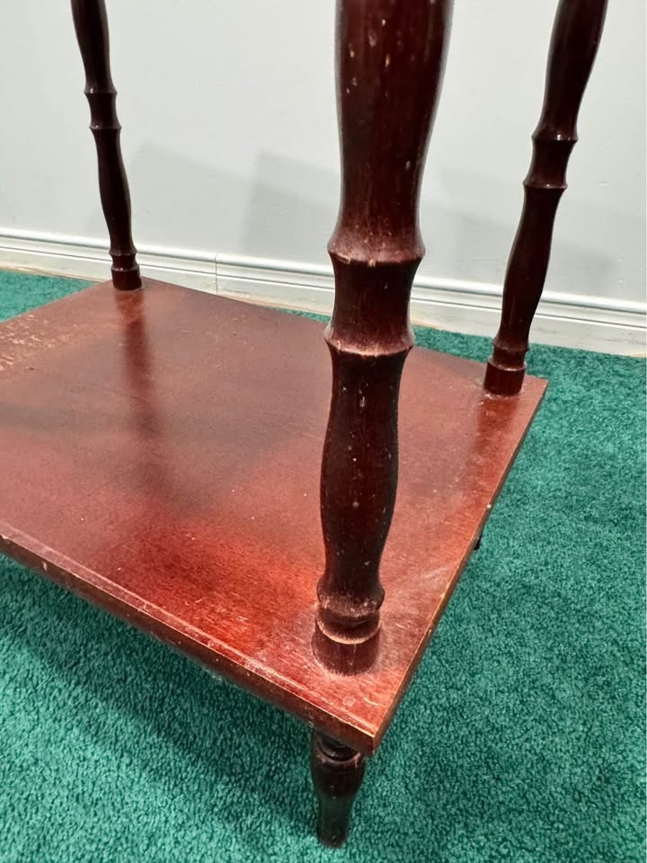 Wooden End Table - photo 4