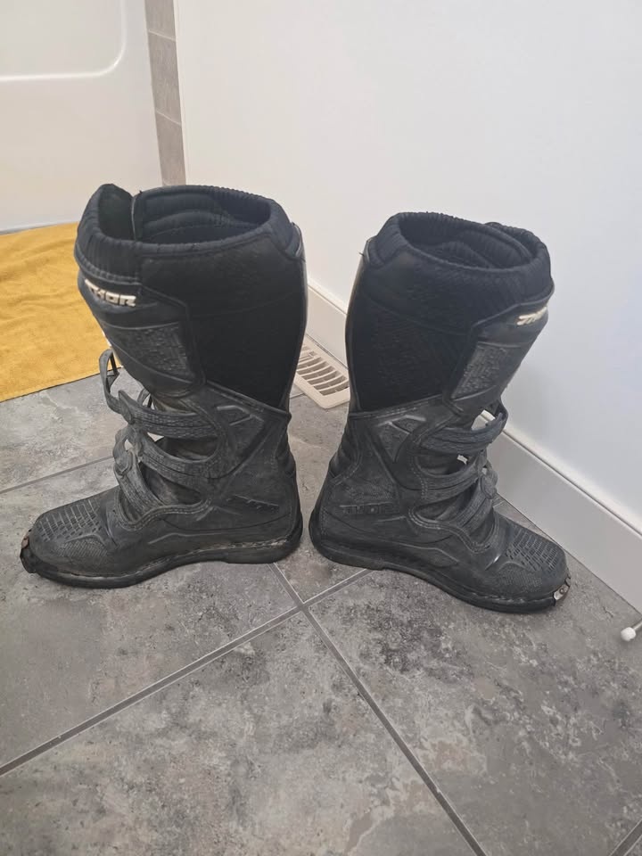 Thor blitz dirtbike boots size 10 - photo 2