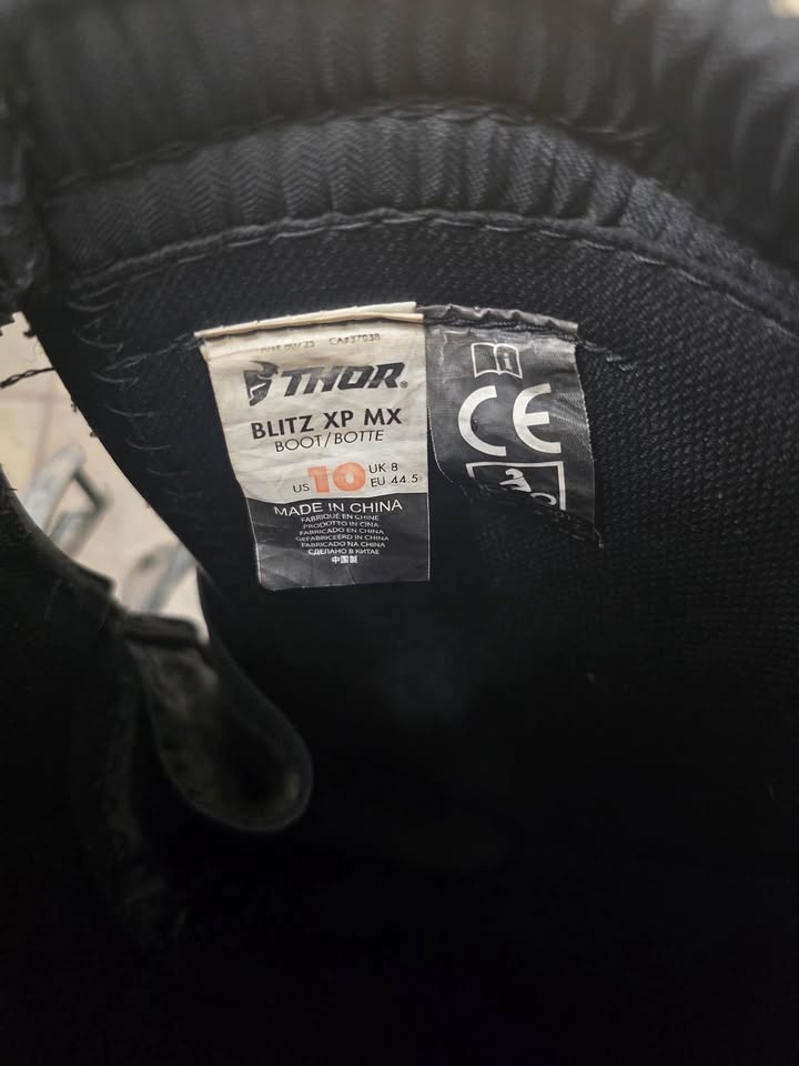 Thor blitz dirtbike boots size 10 - photo 5
