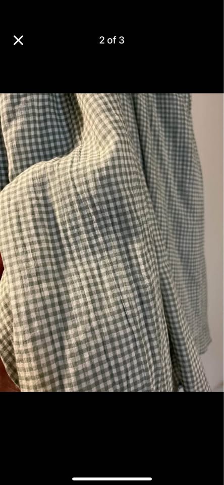 NWOT Gingham Print Mini Dress w/ Built in Shorts - photo 2