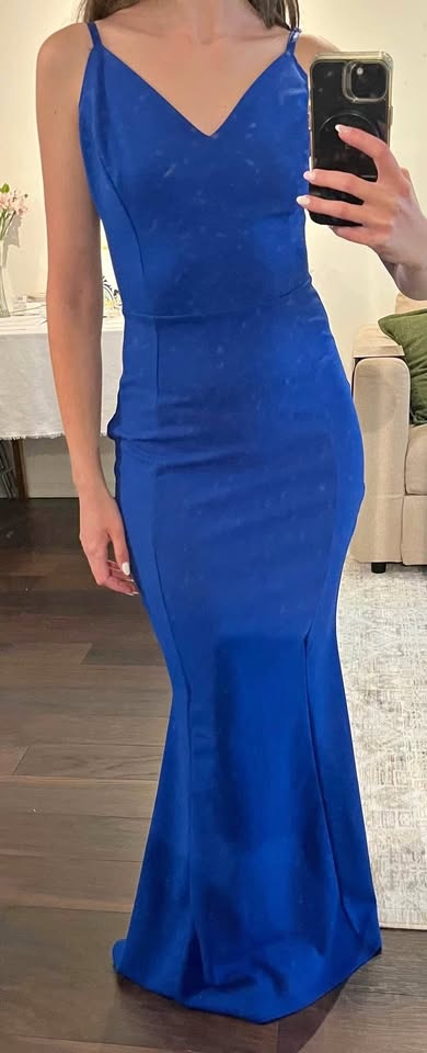 Windsor Petite Blue Formal Dress