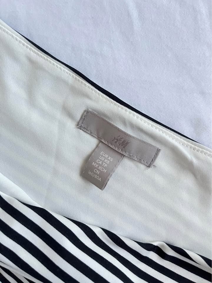 One Shoulder Striped Top - photo 2