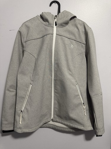 The North Face Apex Jacket Womens Large Grey Soft Shell