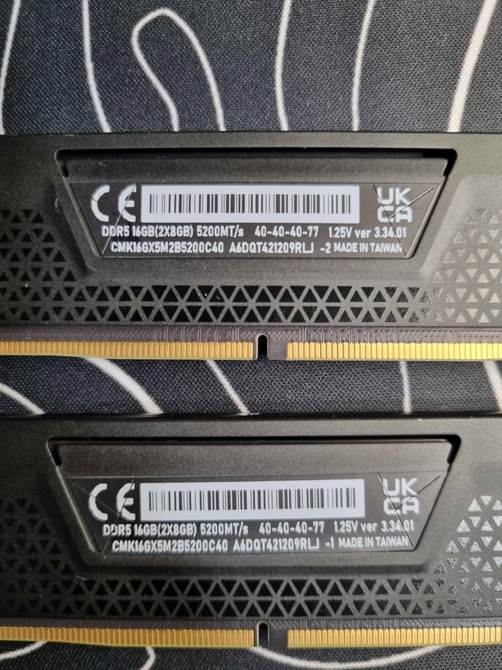 Ddr5 Ram 16gb (8x2) 5200mhz - photo 2