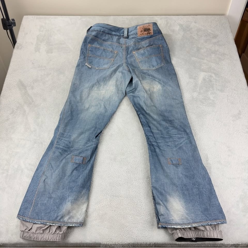 Burton "The Jeans" Gore-tex Denim Snowboard Pants - Small - photo 4
