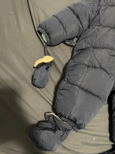 Moncler Kids Dark Blue Puffer Snowsuit - photo 2