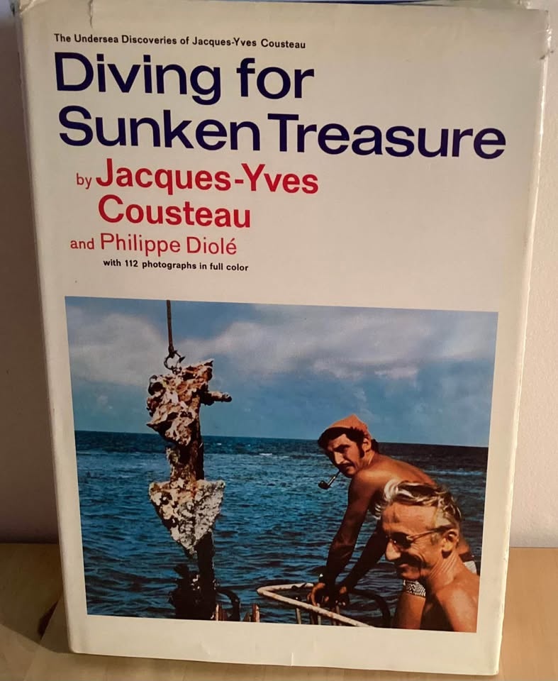 Diving for Sunken Treasures hardcover book