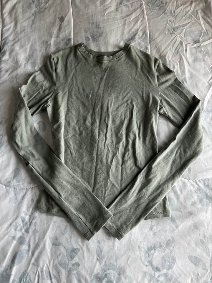 Skims Cotton Jersey Long Sleeve T-Shirt