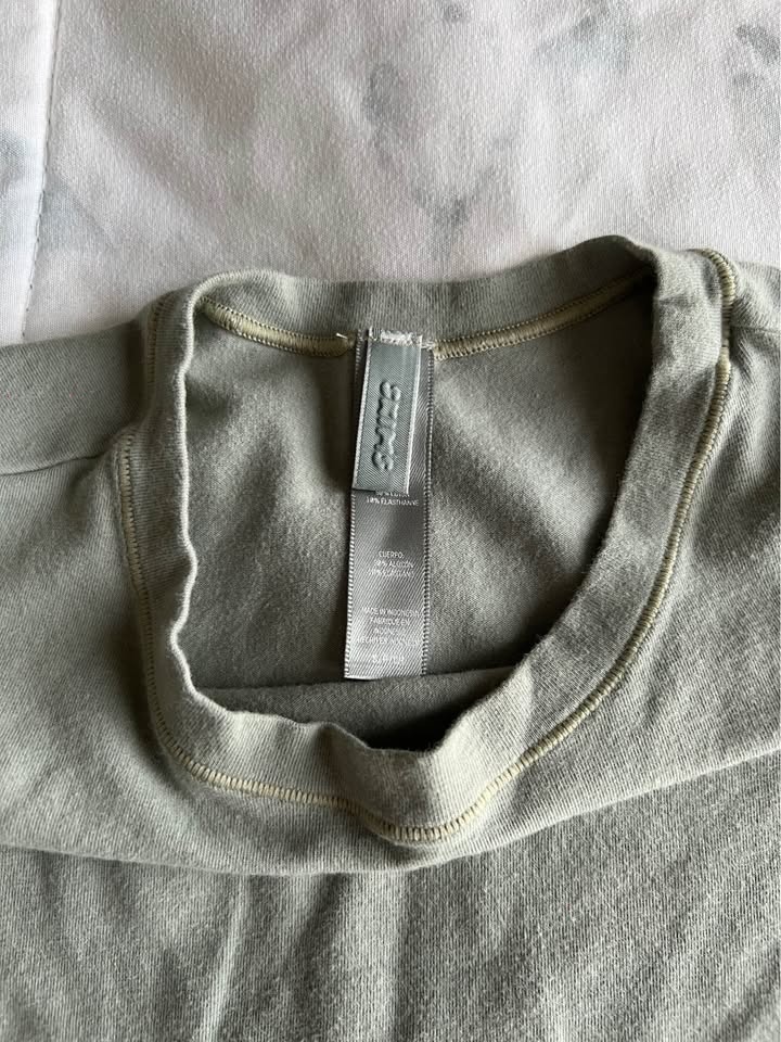 Skims Cotton Jersey Long Sleeve T-Shirt - photo 2