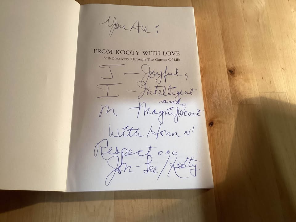 From Kooty with Love paperback book signed by author - photo 2