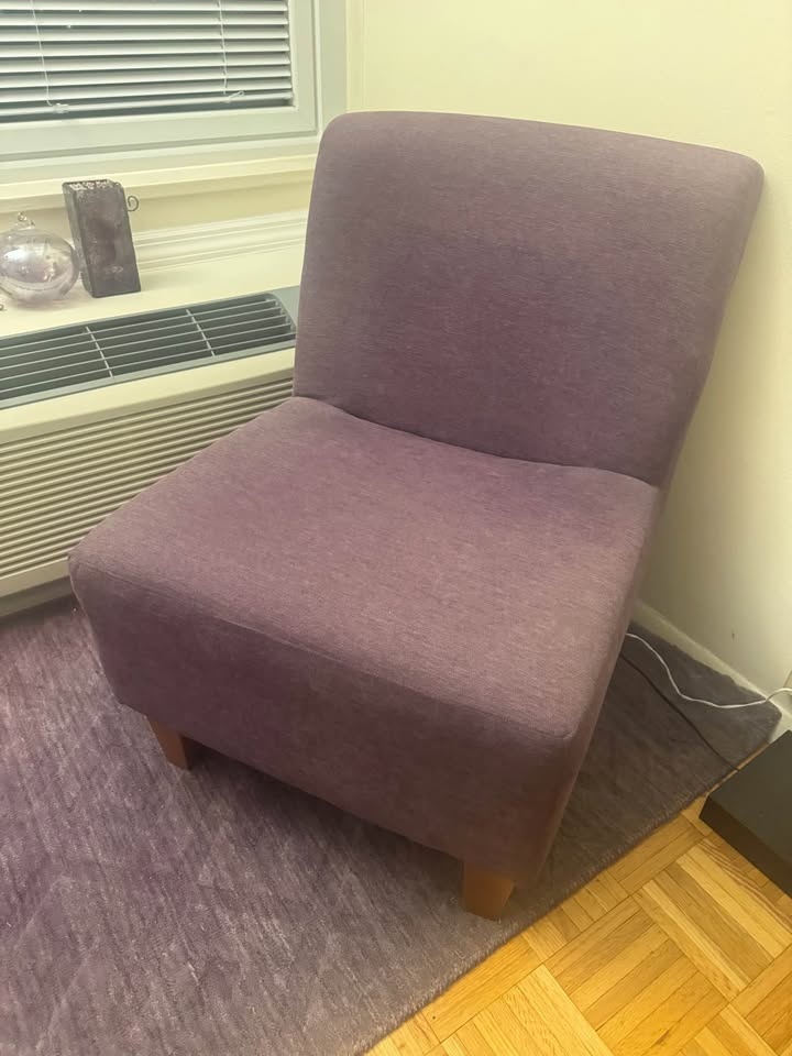 Purple Accent Chair - photo 2