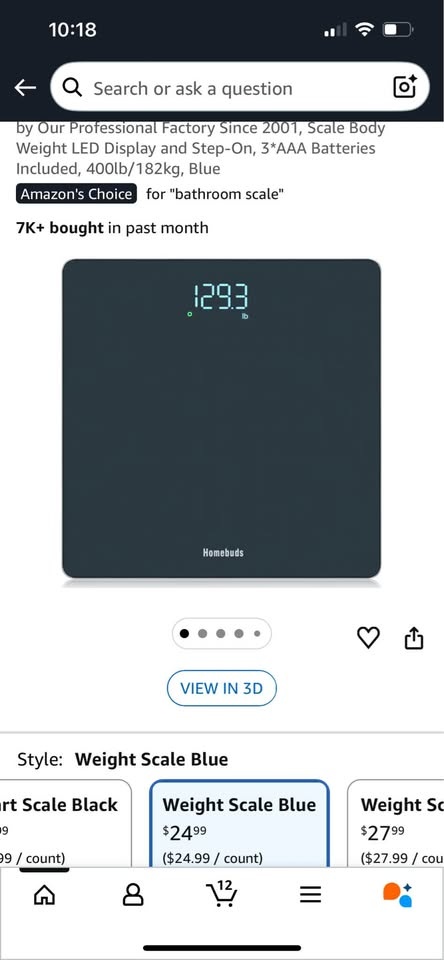 Bathroom scale in good condition for sale