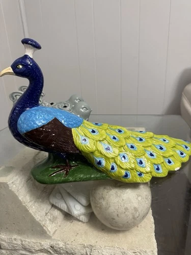 Ceramic Mold Peacock Large Statue - photo 4