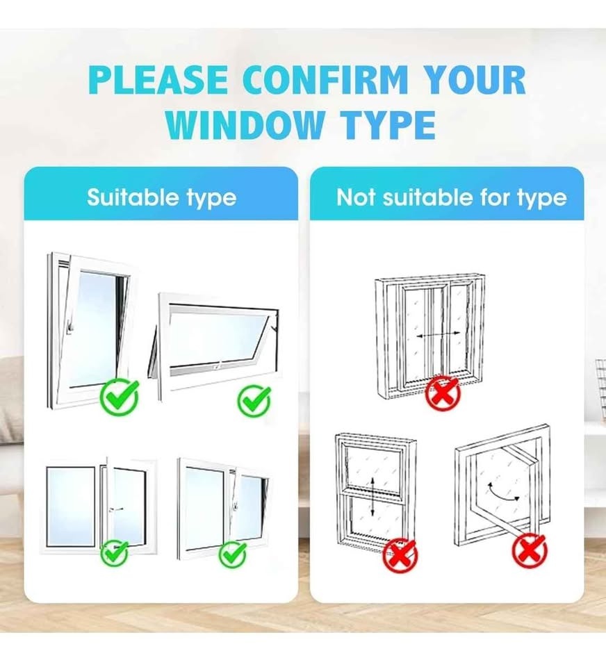 Universal window seal for portable Air conditioner 157" - photo 4
