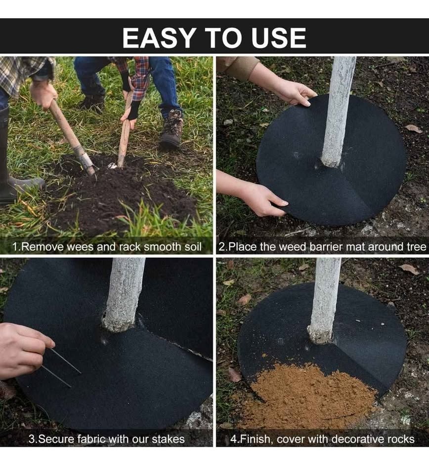 20 Pack Non-Woven Tree Mulch Ring 16" - photo 4