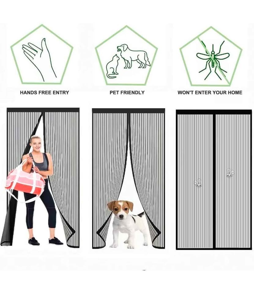 Magnetic Screen Door 74x82 inches Screen ( Brand new) - photo 3