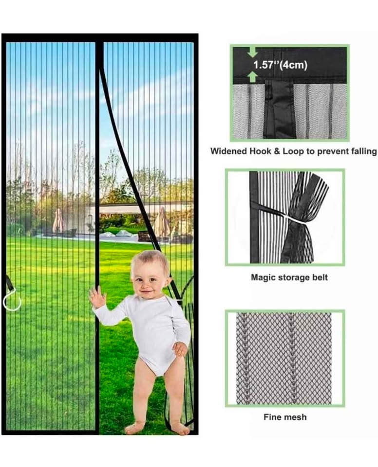 Magnetic Screen Door 74x82 inches Screen ( Brand new) - photo 4
