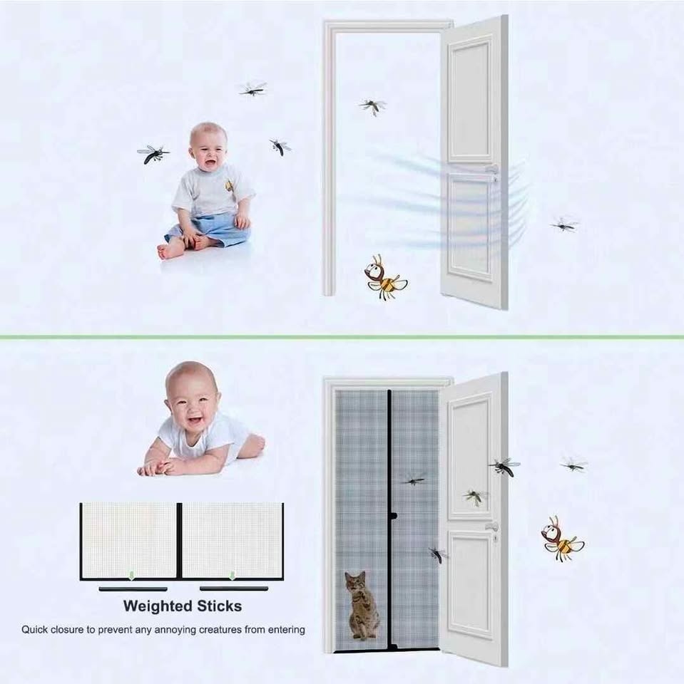 Magnetic Screen Door 74x82 inches Screen ( Brand new) - photo 5