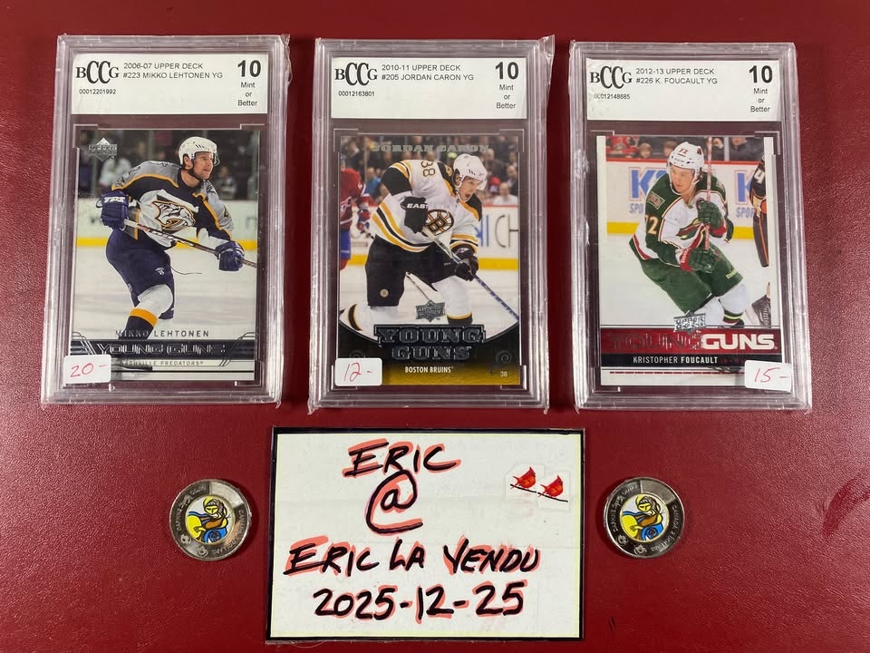 35$ 3 x Young Guns BCCG Graded Cards 10 - photo 2
