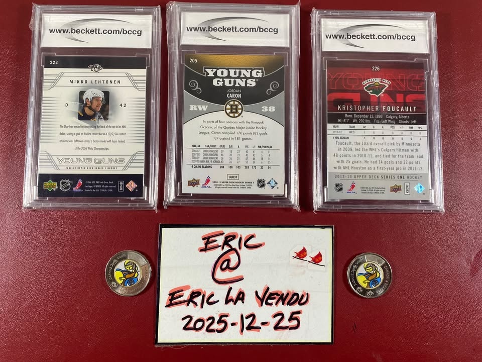 35$ 3 x Young Guns BCCG Graded Cards 10 - photo 3