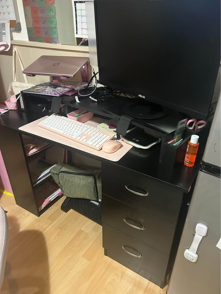 Black Computer Desk - photo 2