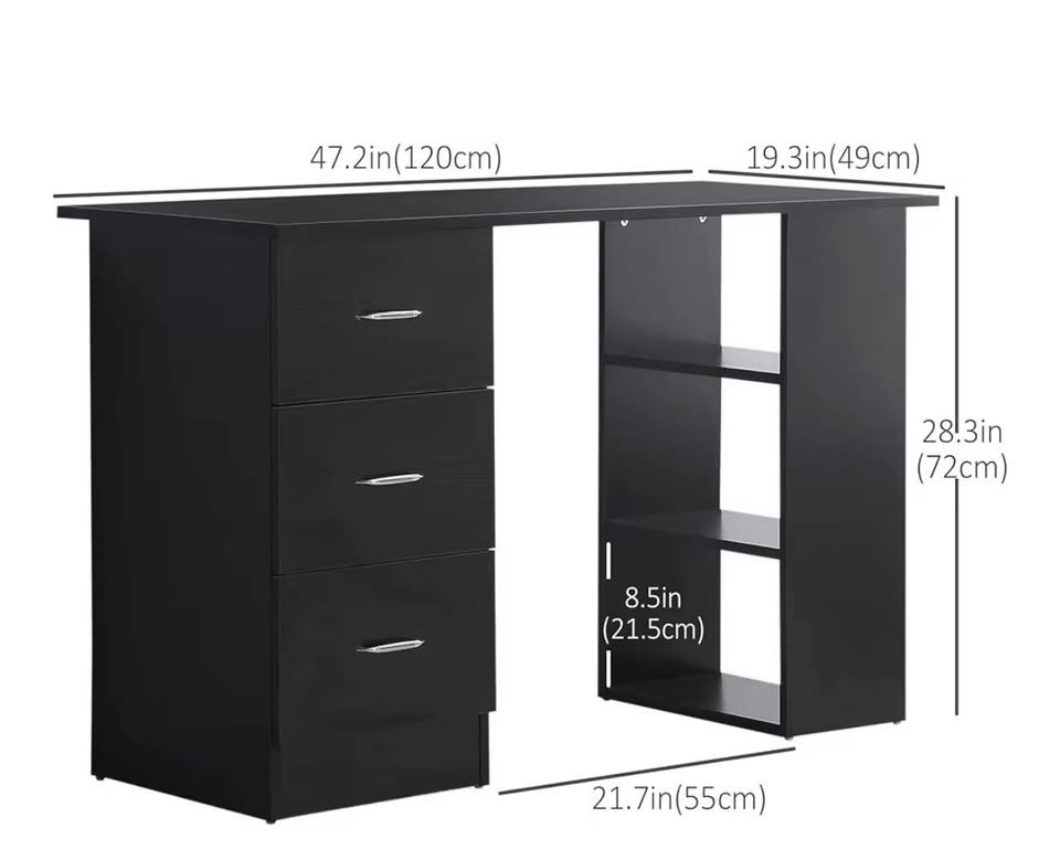 Black Computer Desk - photo 5