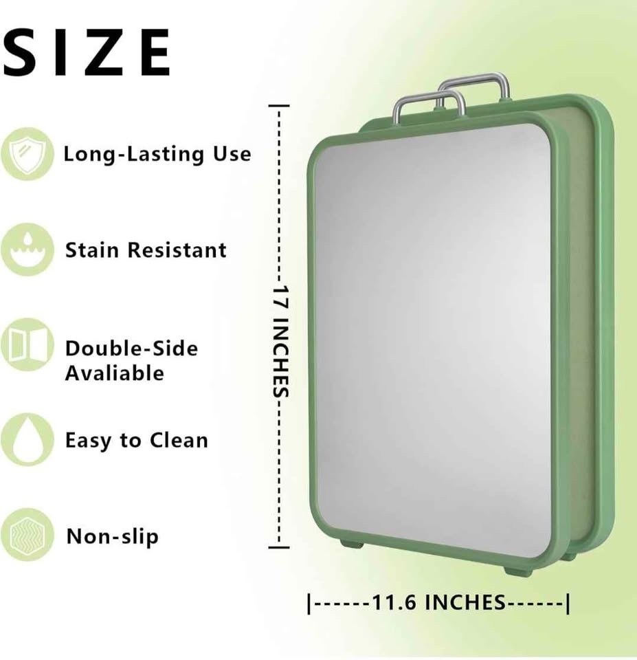 Brand New | Double sided stainless steel cutting board - photo 3