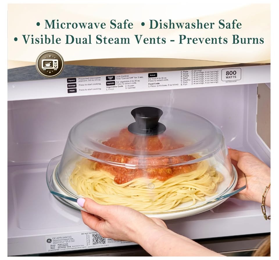 Tall Glass Microwave Splatter Cover - 10 inch - photo 5