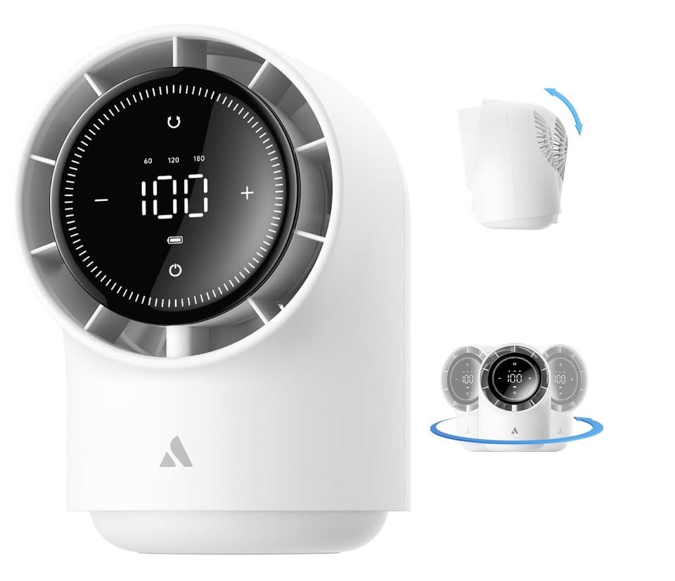 Aecooly Touch Control Desk Fan (White) - photo 2