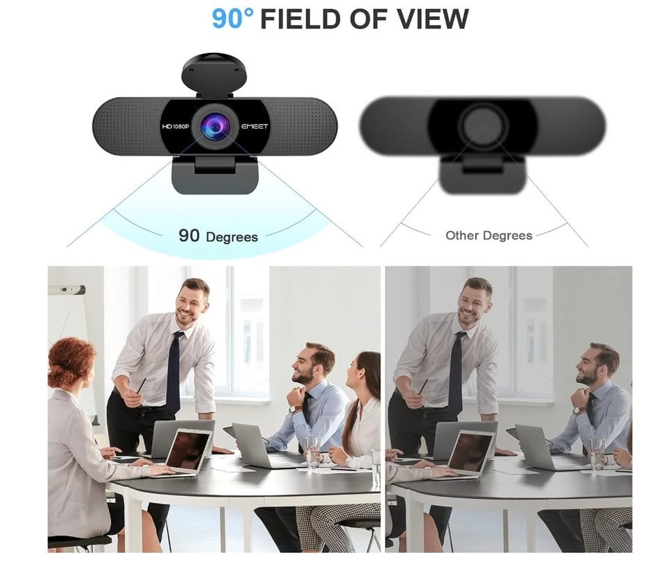 EMEET 1080P Webcam with Microphone - photo 5