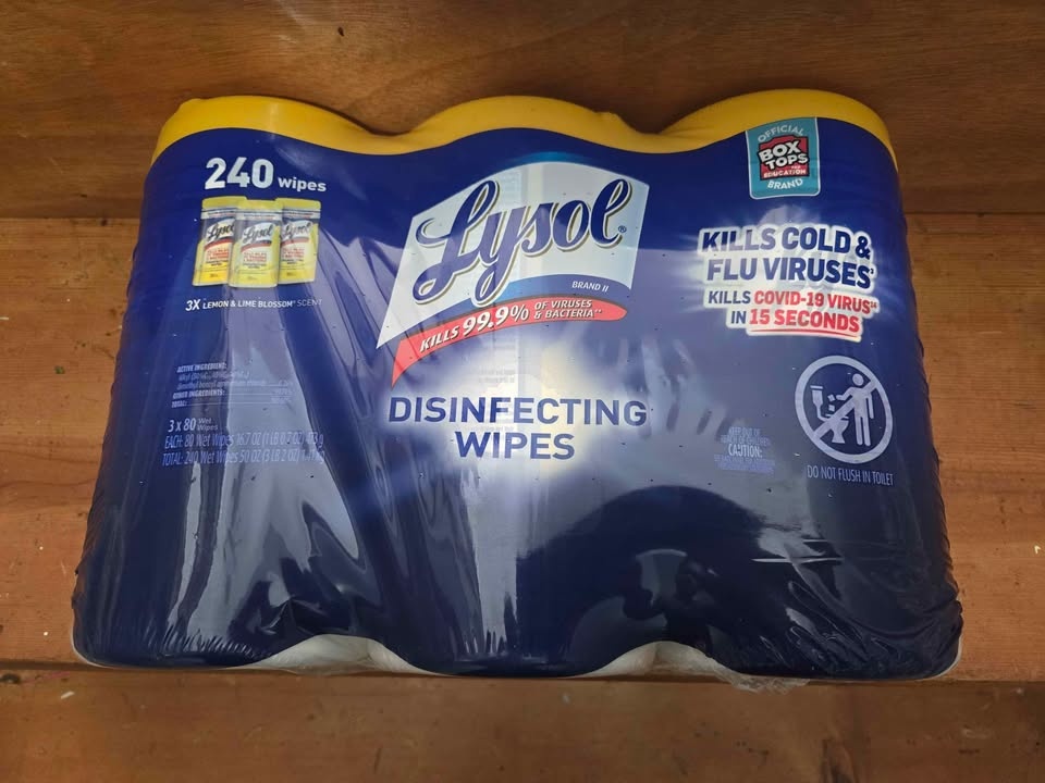 Lysol Disinfectant Wipes (3 pack)