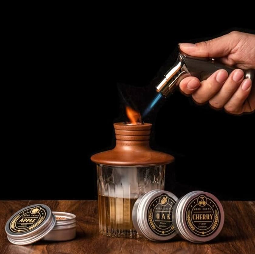 Cocktail Smoker Kit with Torch and Wood Chips - photo 3